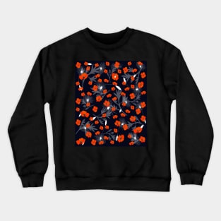 Tangerine Dandelion Crewneck Sweatshirt